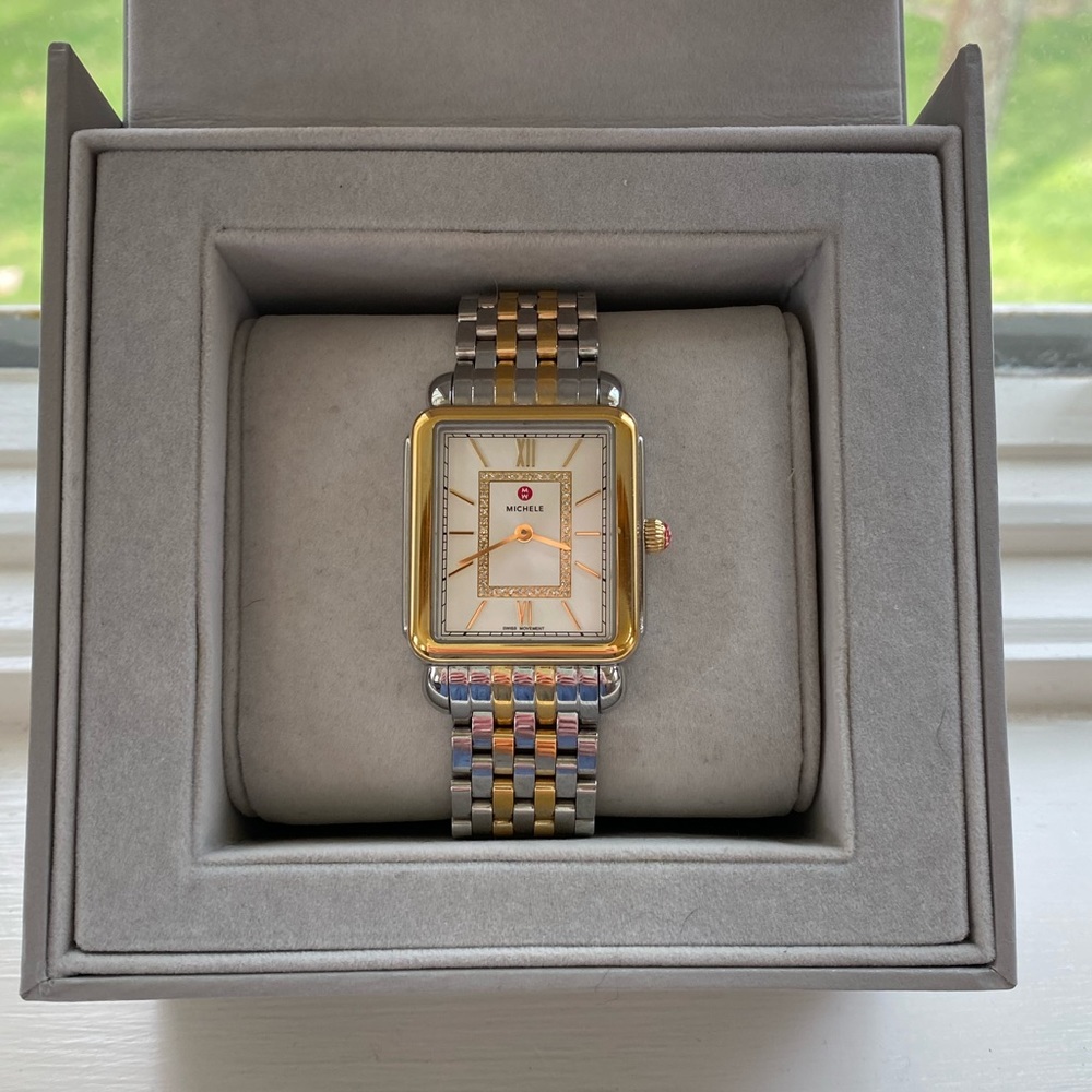 Lightly used, like new Michele watch